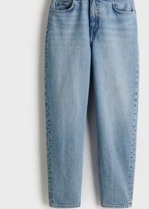 High-Waisted Light Wash Jeans