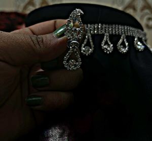 Elegant Rhinestone Choker &amp; Earring Set