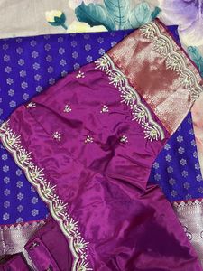 Royal Blue Kanchipuram Silk Saree