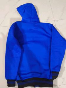 Blue Adidas Style Hoodie