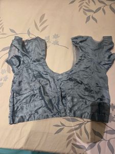 🎊Sale🎊Floral Blue Saree