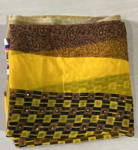Elegant Yellow Saree