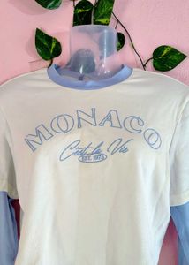 Zudio Stylish White Graphic Tee