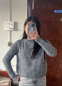 Gray Knit Sweater