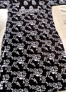 Black Floral Kurti