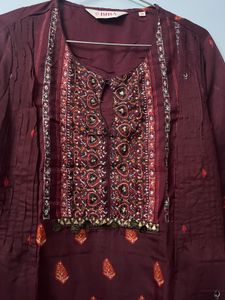 Elegant Maroon Kurta ❤️only For 299/-