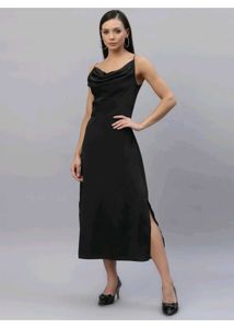 Elegant Black Slip Dress