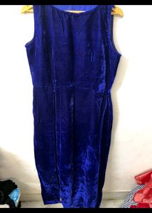 One Piece Pure Velvet Dress
