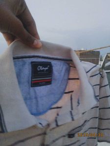 Striped Short Sleeve Polo Shirt