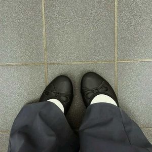 Black Ballerina Flats
