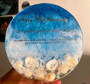 Resin Wedding Plaque &amp; Engagement Platters💍