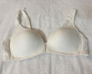 White Comfort Bra