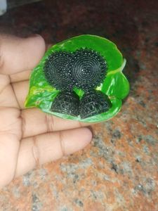 Black Jhumka Earrings