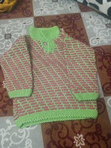 Sweater With Handmade Dhoti