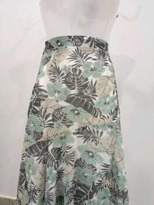 Floral Print Midi Skirt