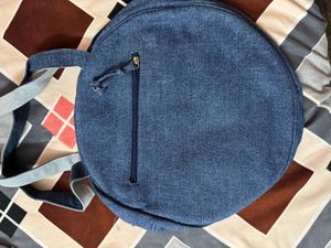 Denim Evil Eye Bag