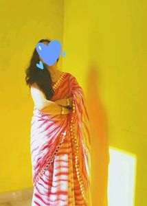 *Offer* Mirror Work Satin Saree