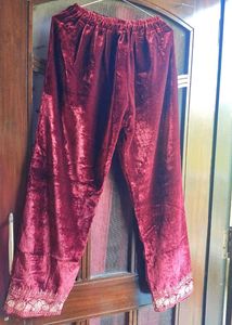 Golden Embroidered Kurta Set