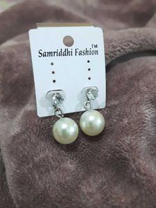 Pearl Drop Western Earrings