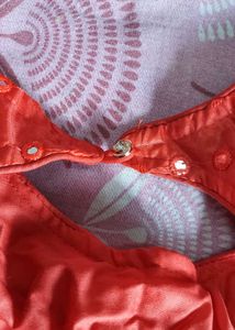 Red Party Wear Blouse