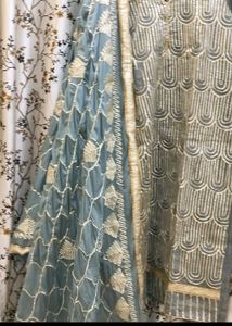 beautifull Kurta Pant Dupptaa Set Stiched