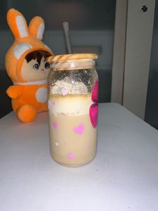 Pink Bow Glass Tumbler