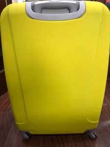 Yellow Hardshell Carry-On Suitcase