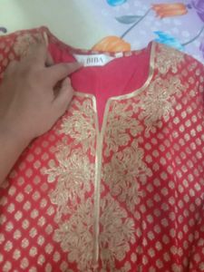 Biba Red Ethnic Tunic