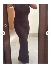 Elegant Brown Maxi Dress