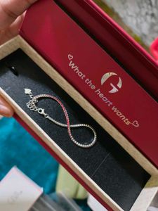 Giva Red Tennis Elegant Bracelet