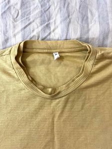 Yellow Plain Tshirt
