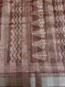 Used Onion Pink Color Saree
