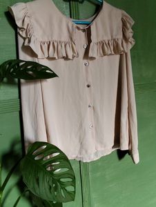 Korean Style Peter Pan Collar Top