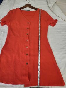 Chic Orange Mini Dress