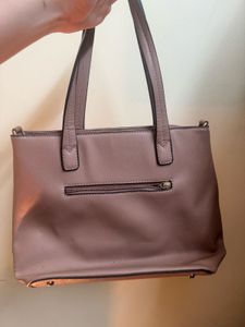 Pink office tote