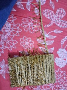 Gold Beaded Trim (Lehas) (15 Meter)