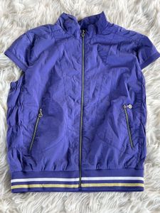 Purple Short Sleeve Jacket