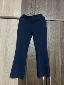 Navy Blue Flared Pants