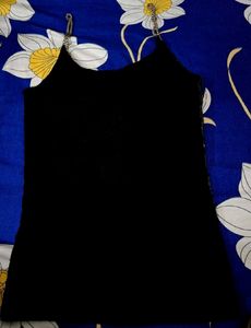 Black Fit Party Top