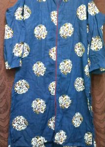 Kurti sleves designer shape fancy blue