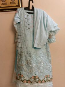 Bluish Kameez And Salwar 💎🩵