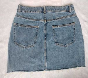 Denim Mini Skirt