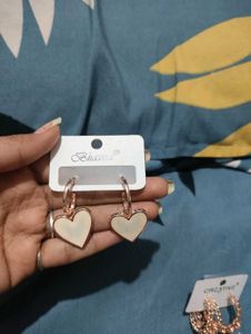 Heart Hoop Earrings