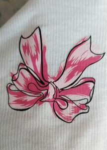 Cute White T-Shirt with Bow