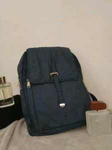Aesthetic Blue College Bag