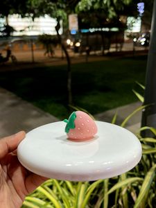 Strawberry Ceramic Ramen Bowl - Pink