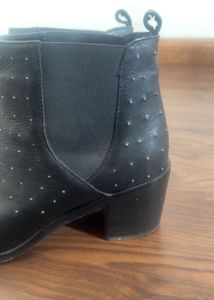 Leather Black Boots
