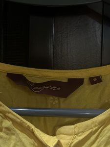 Yellow Printed Maxi Dress