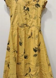 Cute Yellow Floral Dress