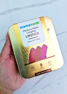 Mamaearth Moisture Matte Long Stay Lipstick Minis